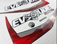 Evinrude 75HP E-tec 2014-2015 Graphite Cowl Outboard Decal Kit